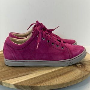 UGG Australia Tomi Sneakers Shoes Pink Suede  Women's 7.5